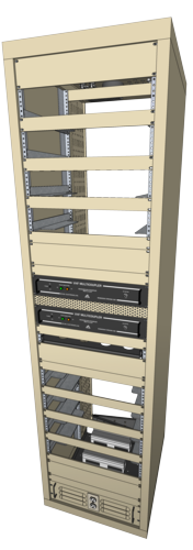 National Enroute/Terminal V1 8RX MC 9977 Rack Configuration