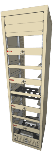 National Enroute/Terminal V1 RT-Share_Ant 9981 Rack Configuration