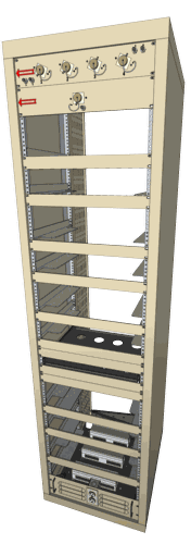 National Enroute/Terminal V1 RTR-5TX/RX 1981 Rack Configuration