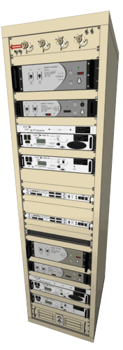 National Enroute/Terminal V1 BUEC 10W U/V 4347 Rack Configuration