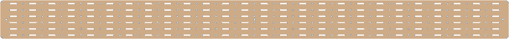 * 70&quot; x 6&quot; GAW Harness Tray (M-59)