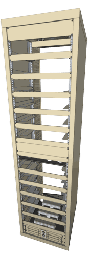 National Enroute/Terminal V1 12RX NO MC 9973 Rack Configuration