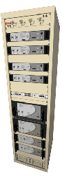 National Enroute/Terminal V1 RCAG 10W50W U/U 6406 Rack Configuration